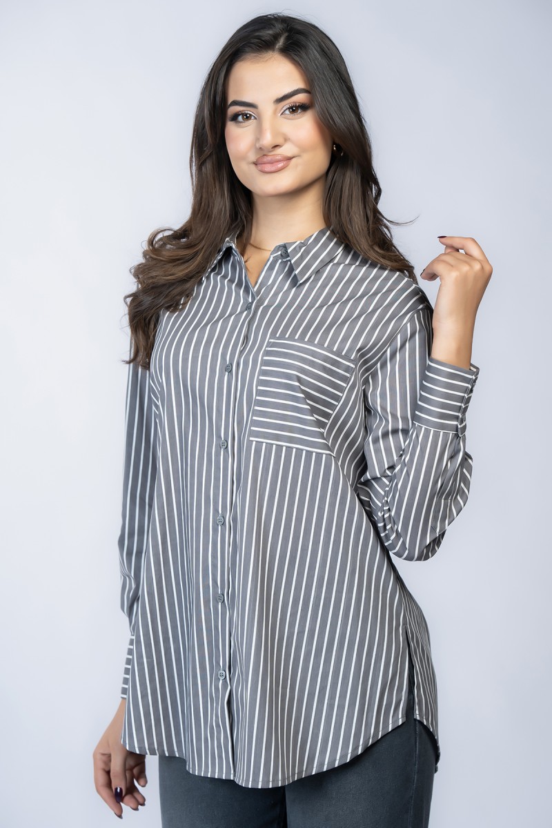 Chemise à rayures