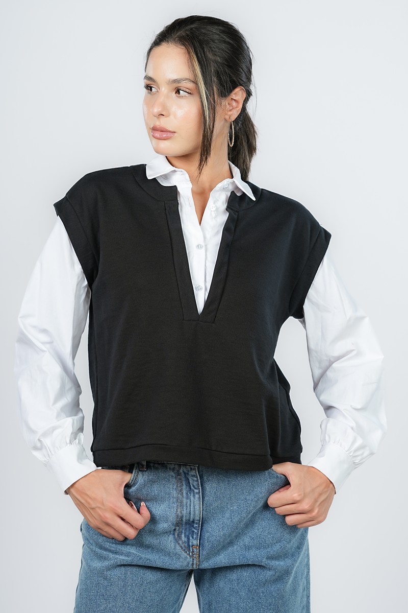 Pull chemise