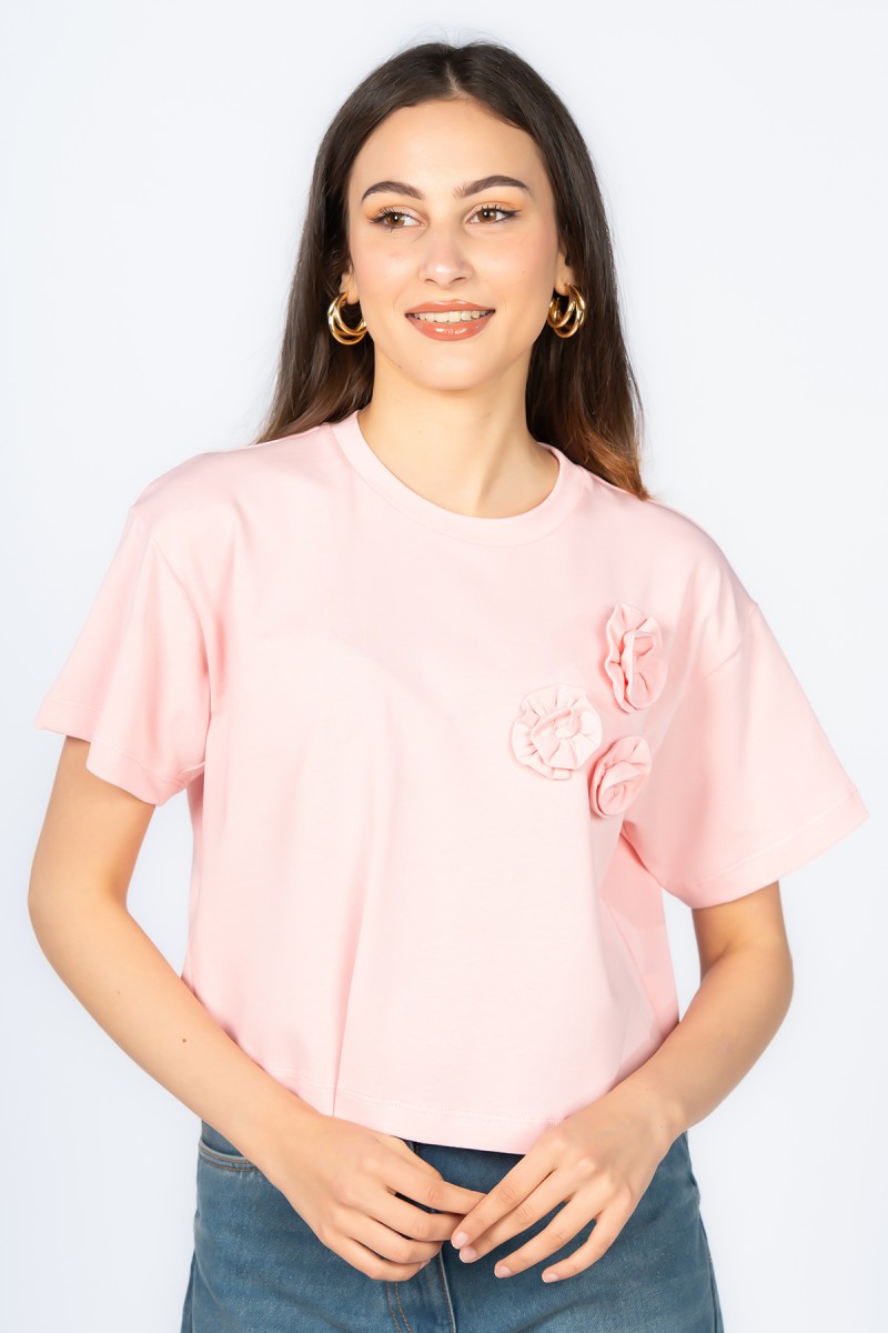 T-shirt à fleurs