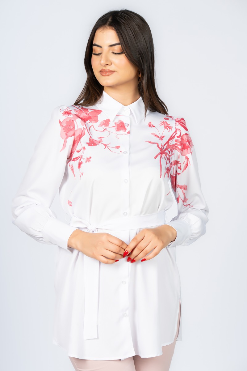 Chemise à fleurs