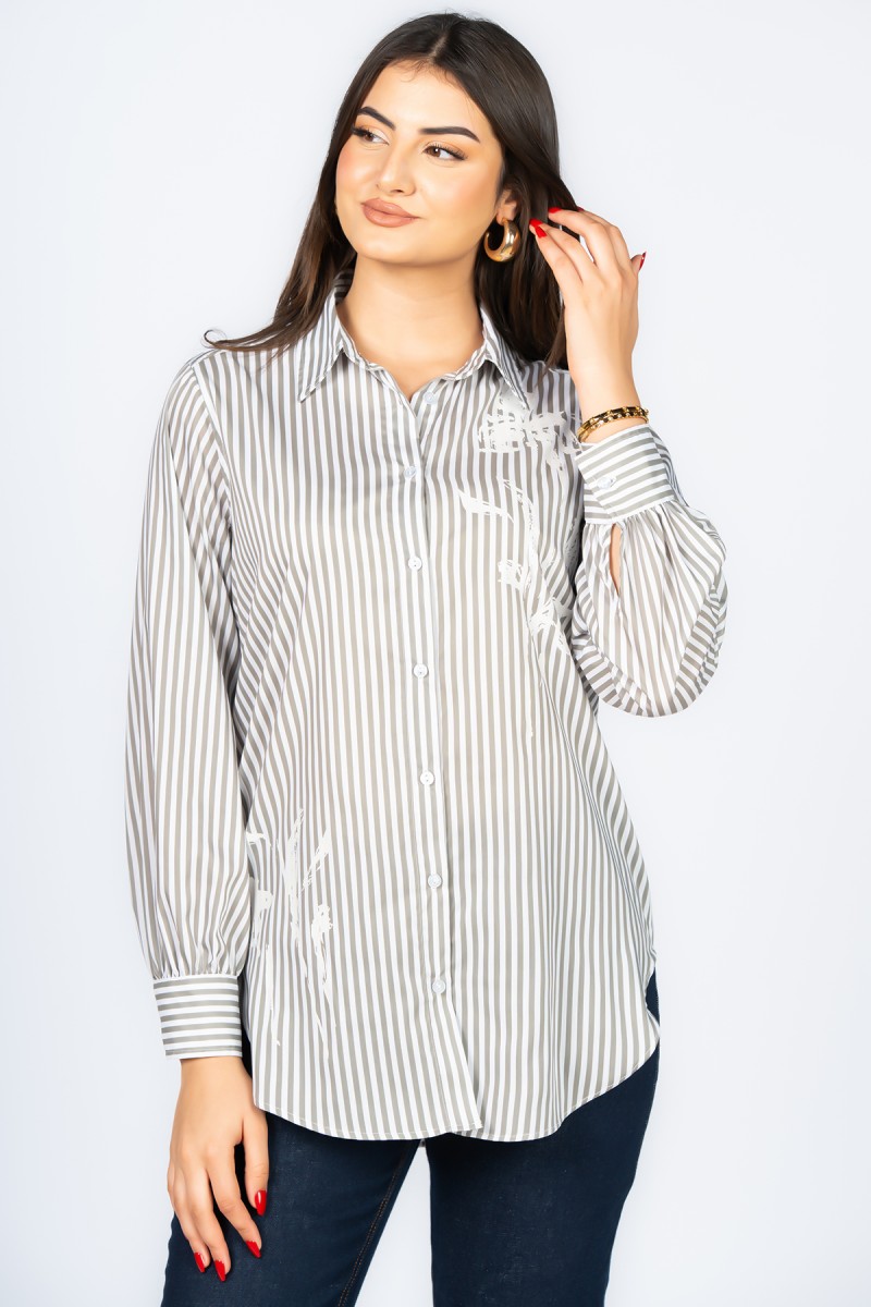 Chemise à rayures