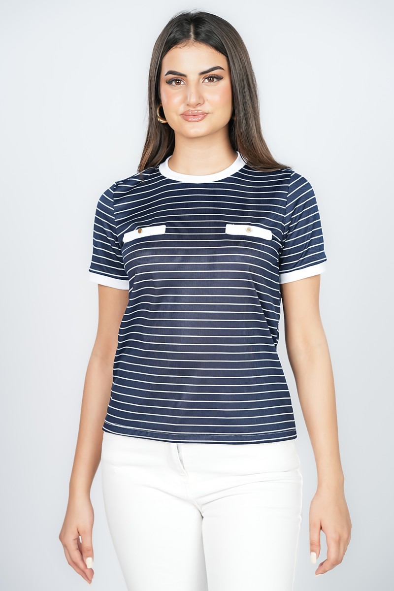 T-shirt à rayures