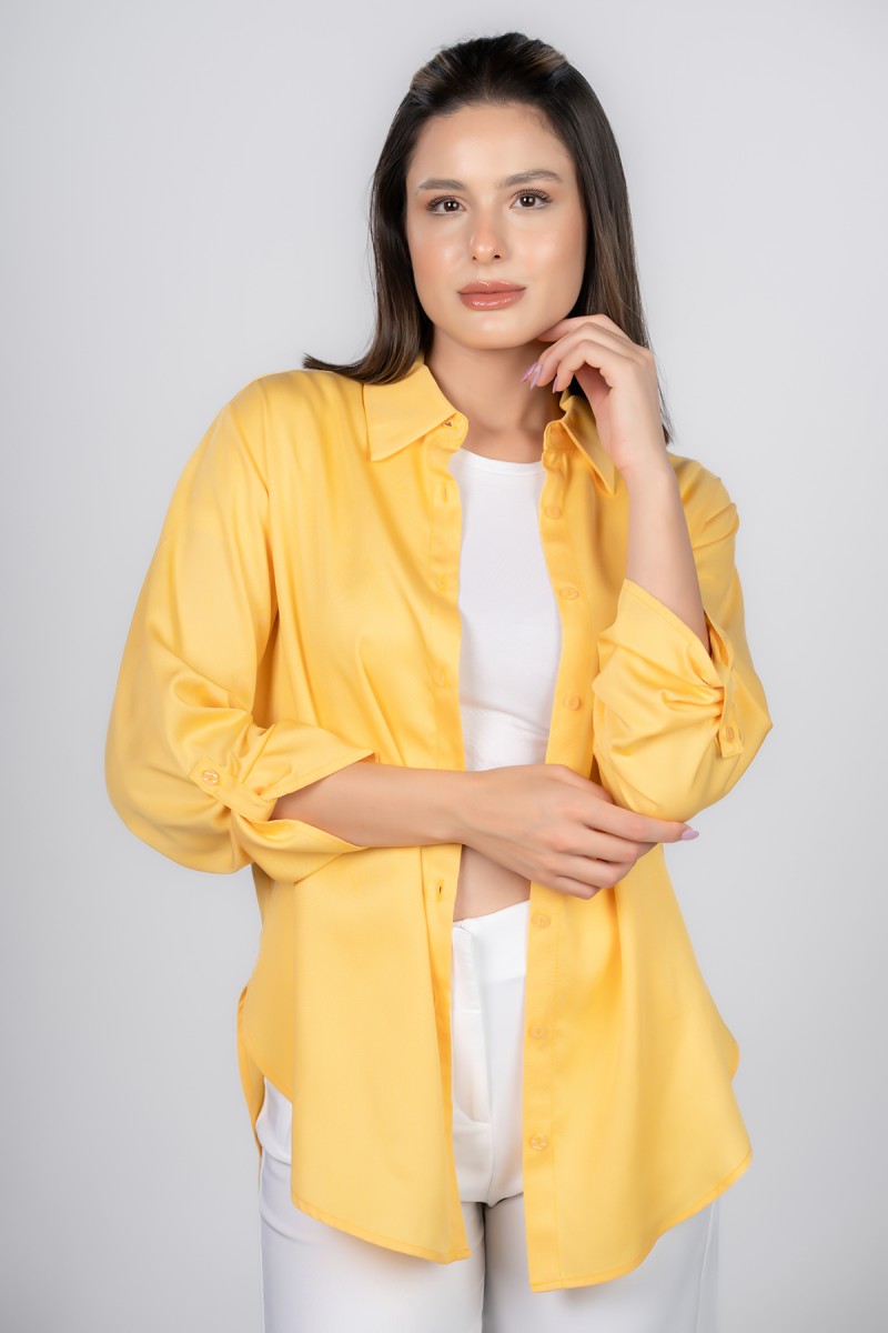 Chemise jaune