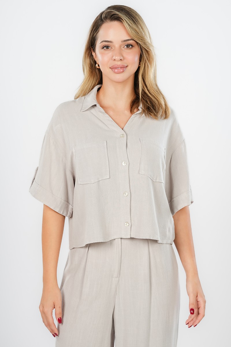 Chemise demi-manches