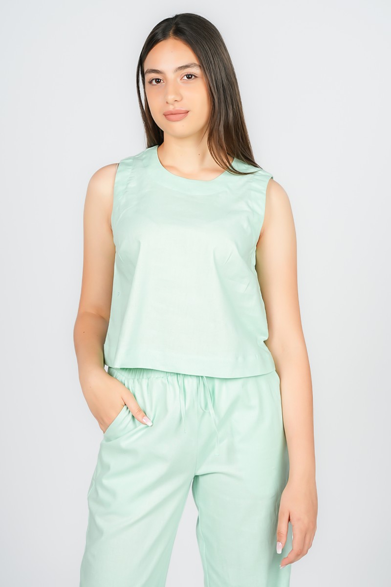 Top basique en Lin