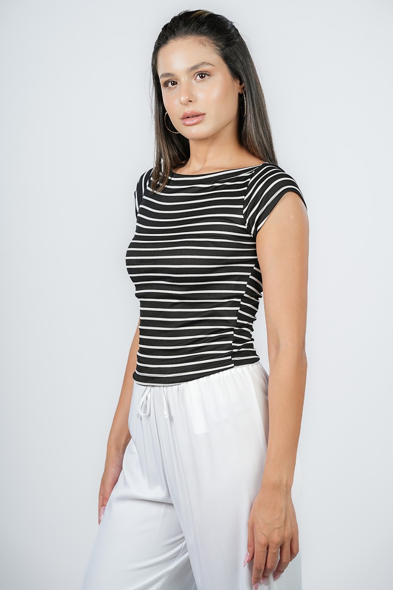 T-shirt à rayures