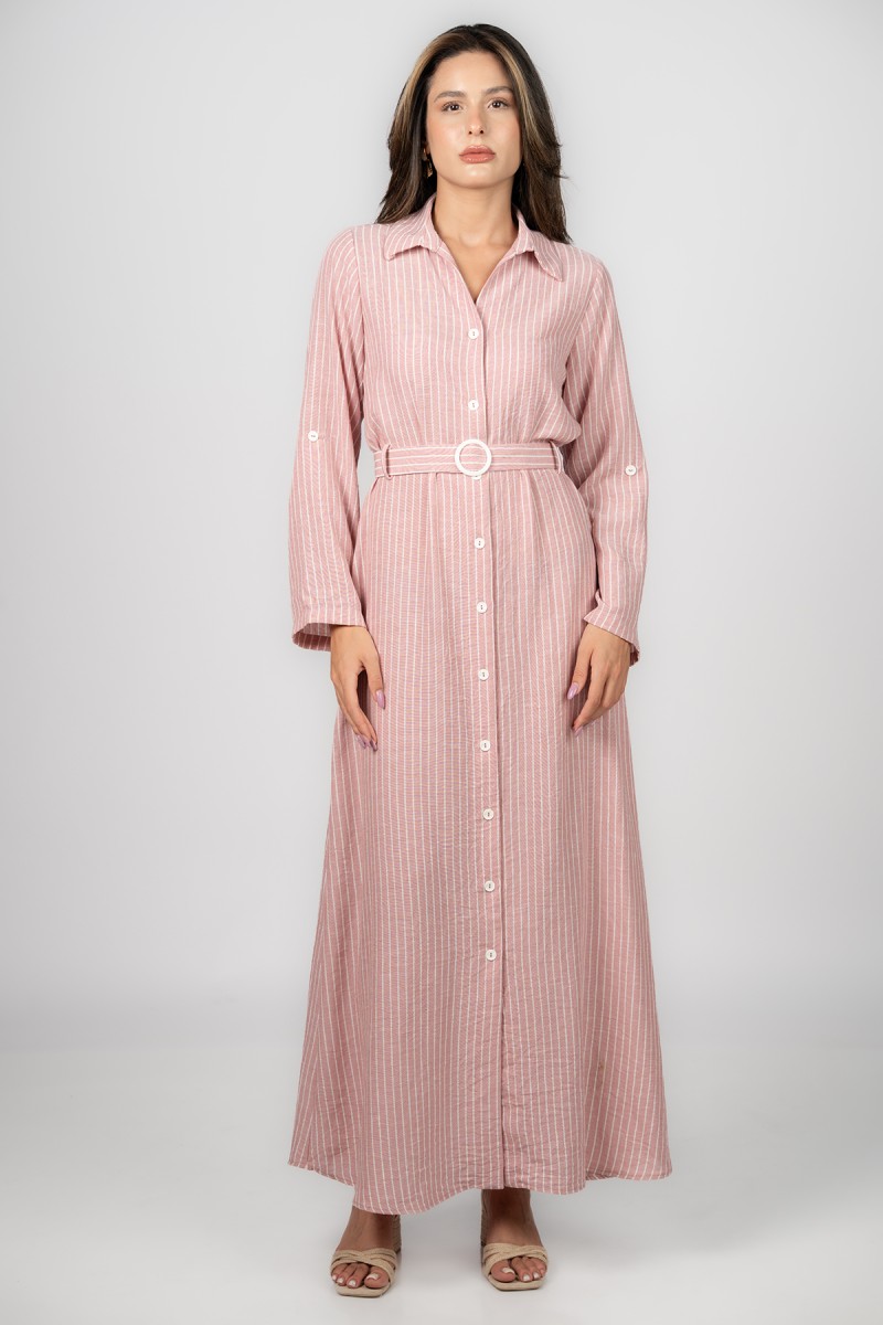 Robe chemise longue
