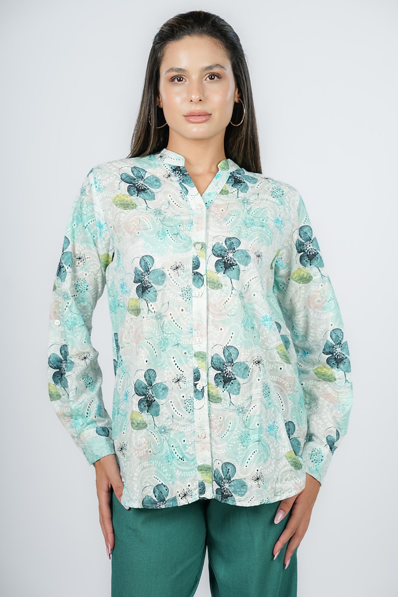 Chemise en broderie anglaise