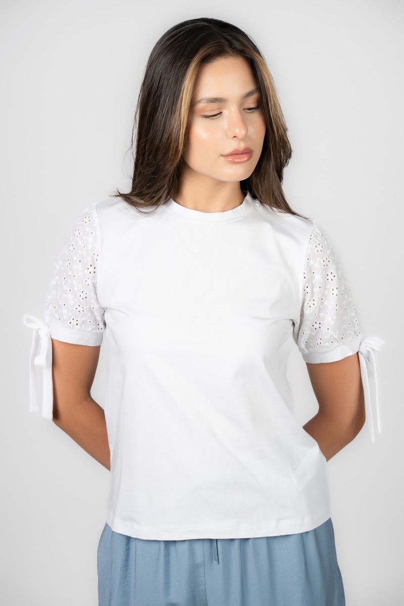 T-shirt bi-matière