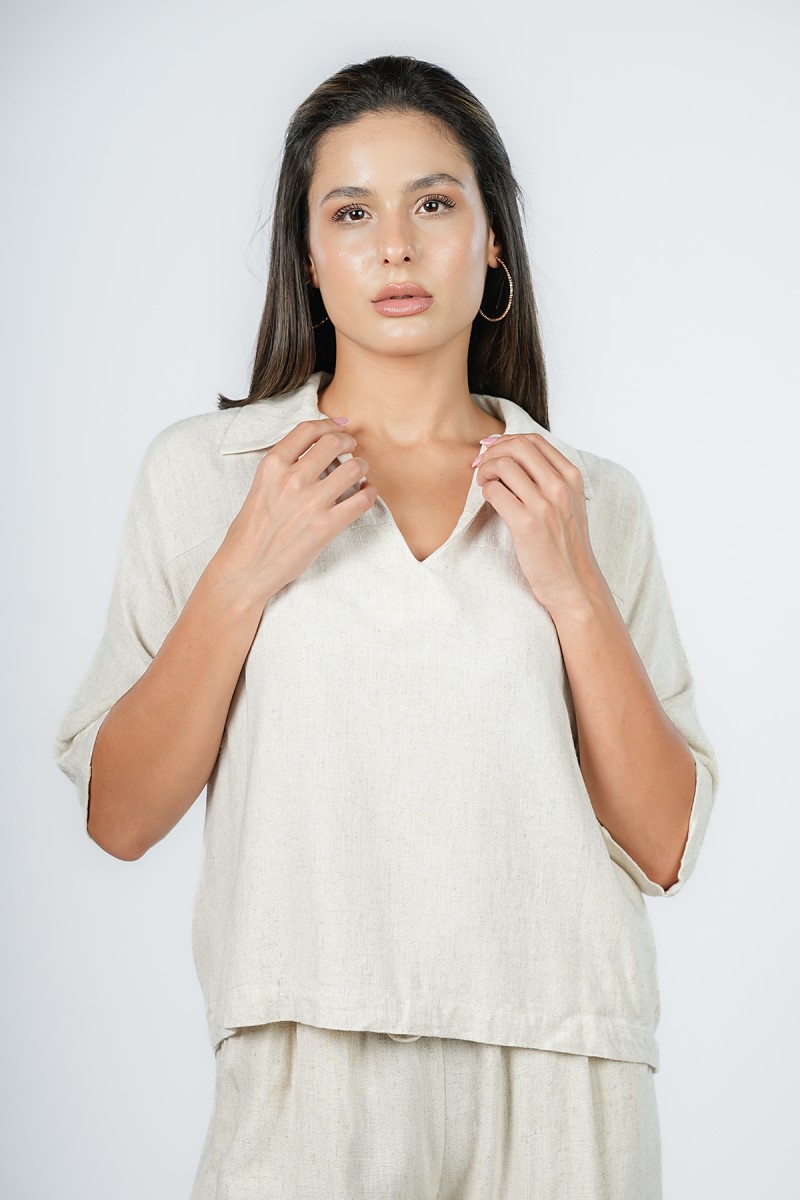 Blouse à col chemise