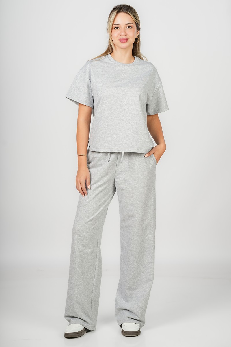 Pantalon large avec lacet