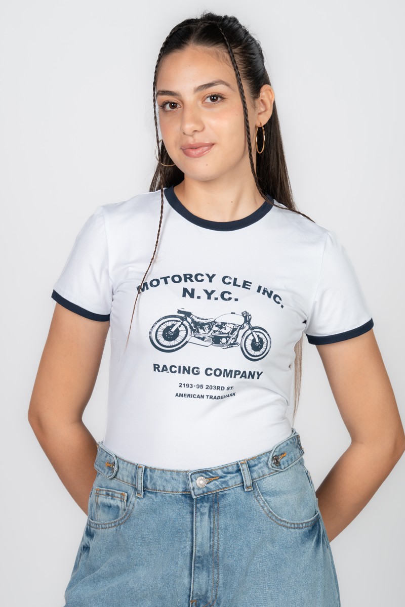 T-shirt bicolore