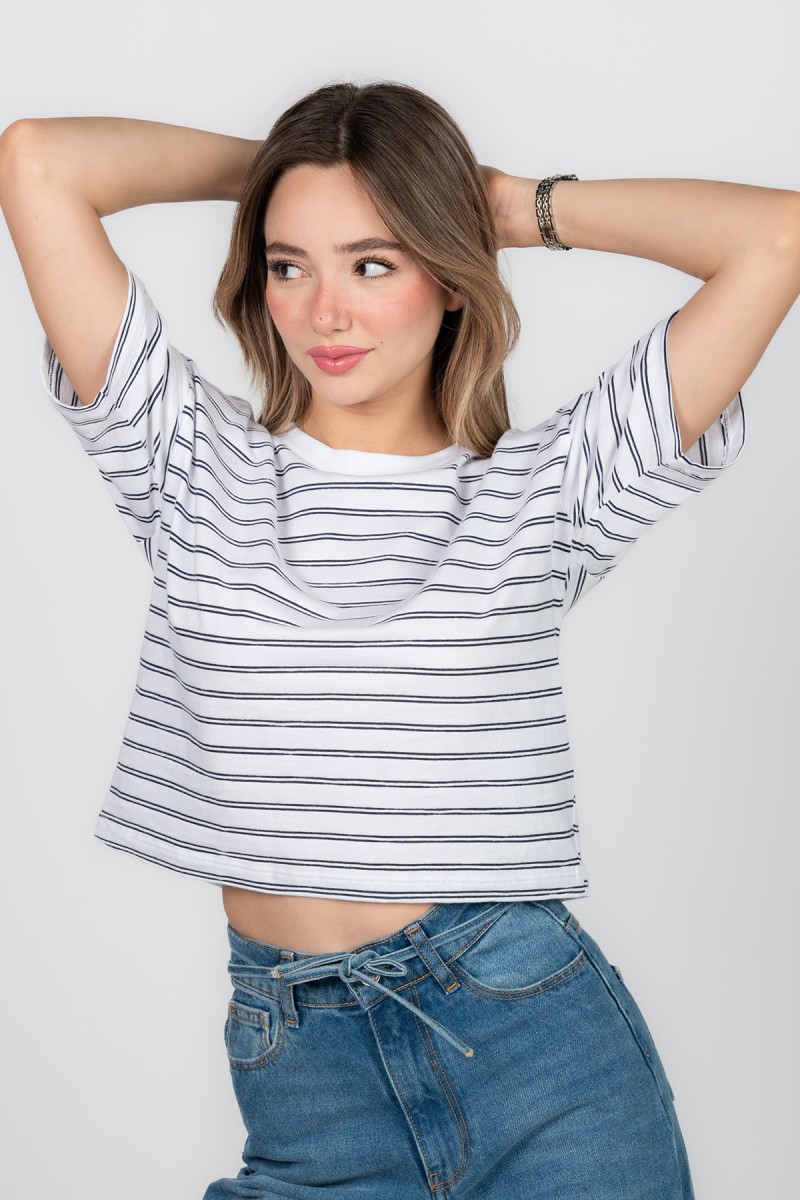 T-shirt à rayures