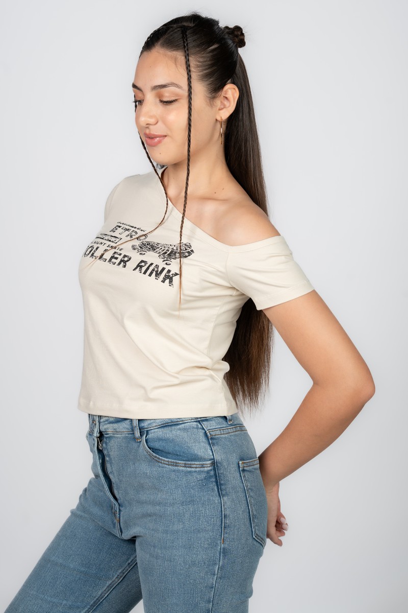 T-shirt asymétrique