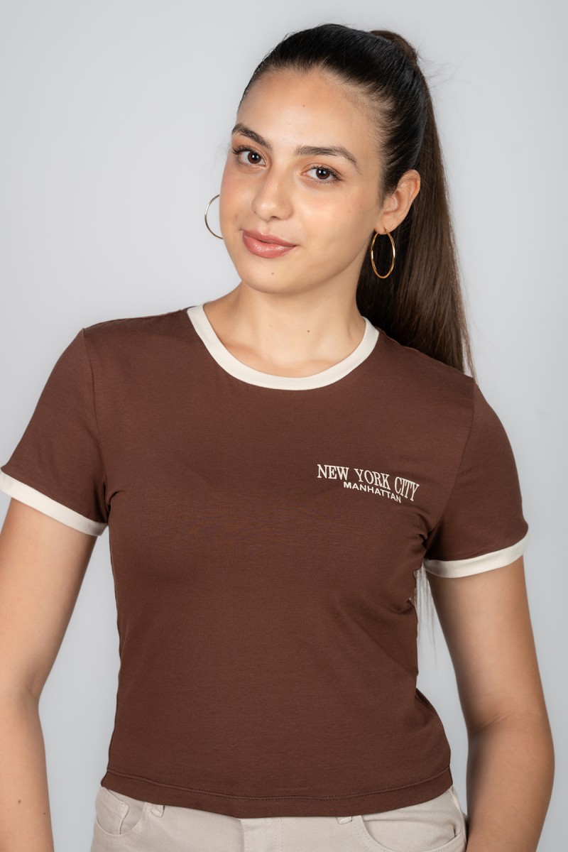 T-shirt bicolore