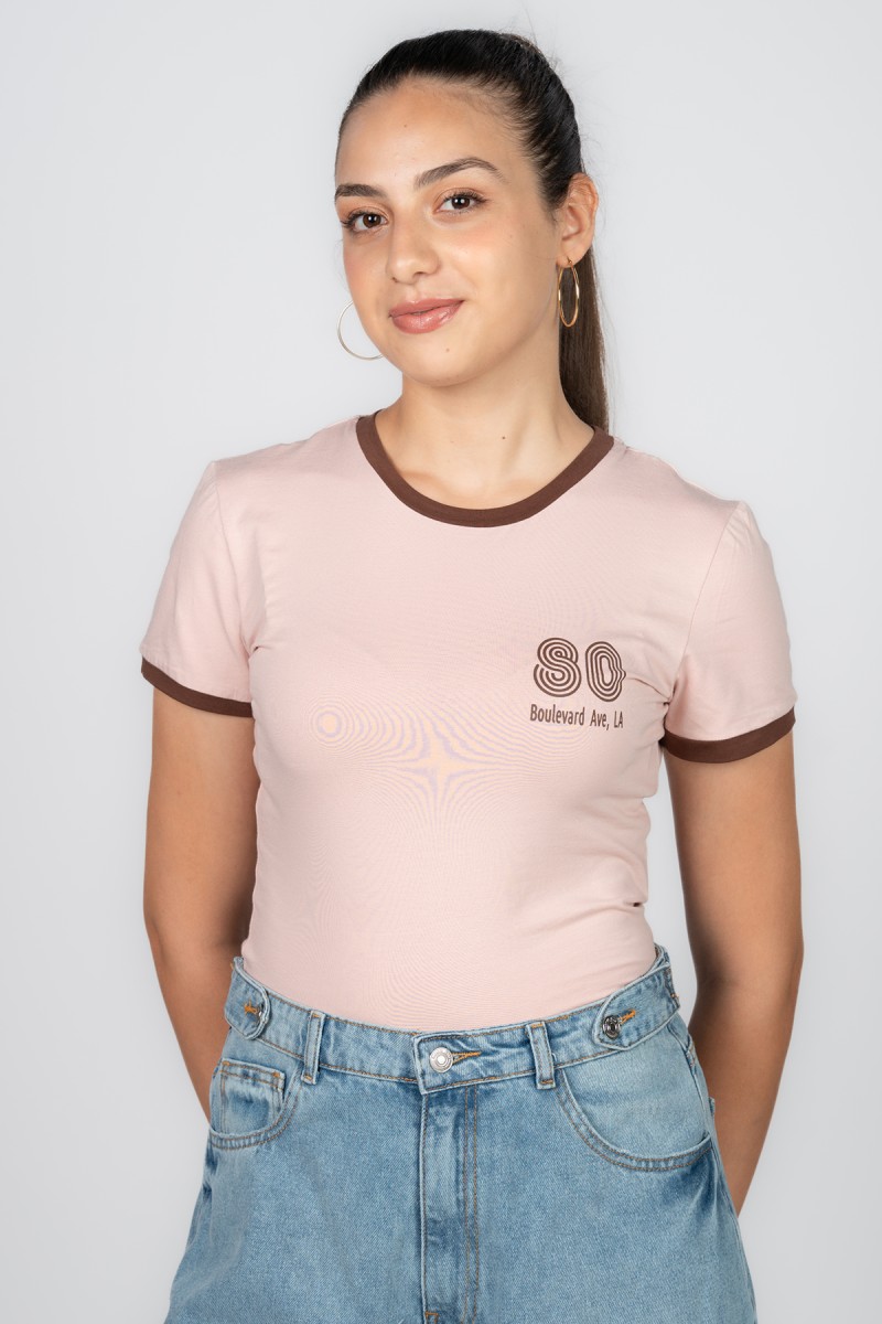 T-shirt bicolre