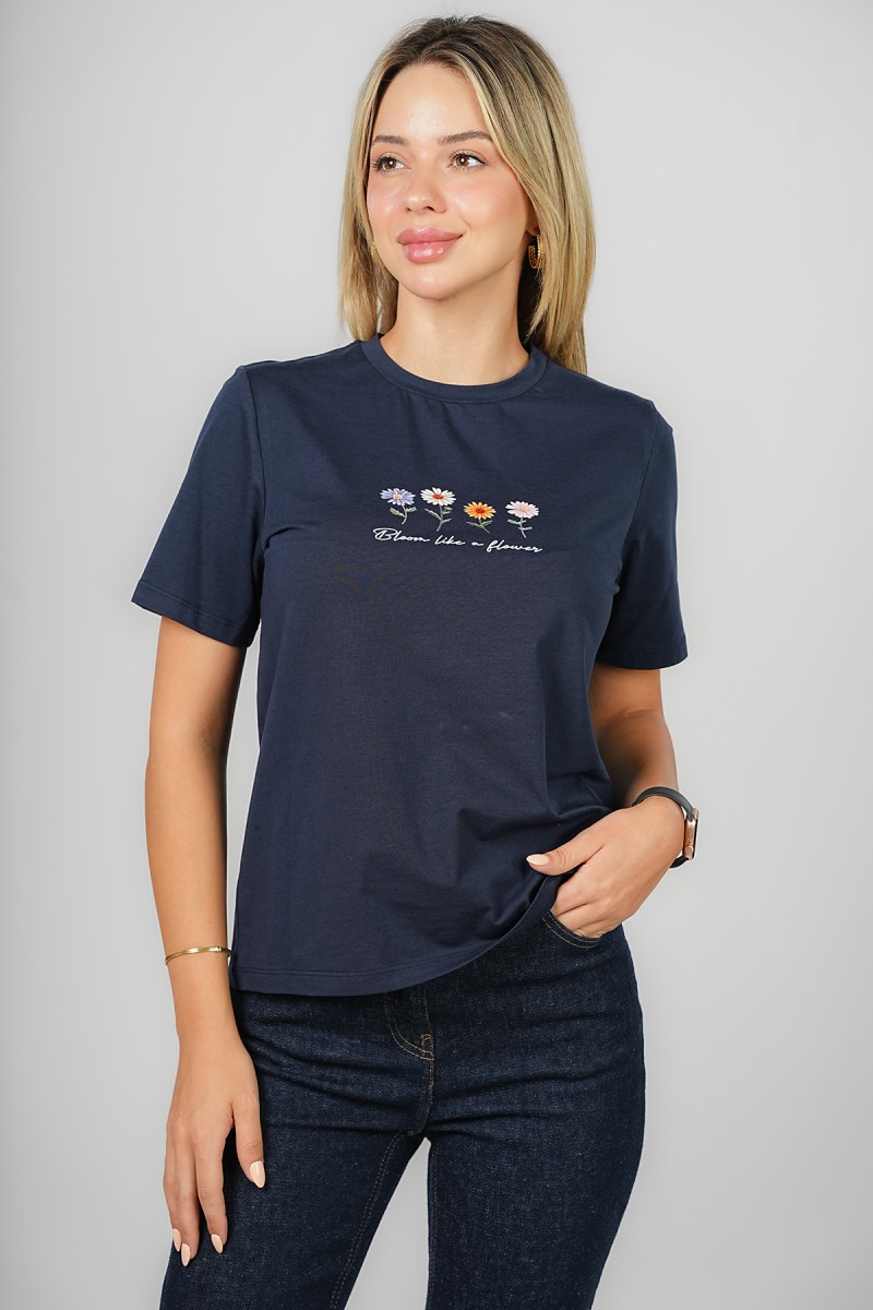 T-shirt imprimé fleurs