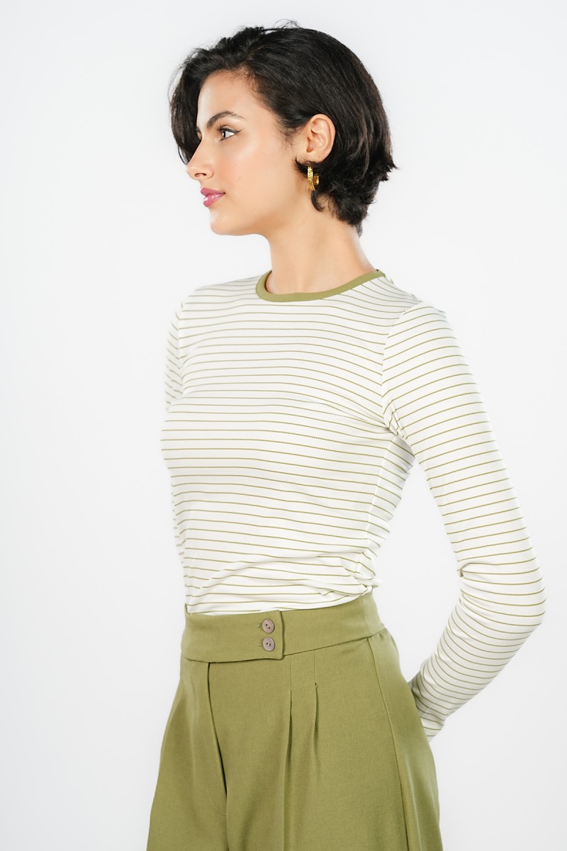 Pull à rayures