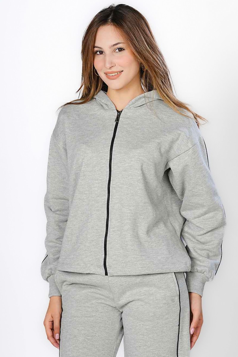 Gilet Zippé à Capuche