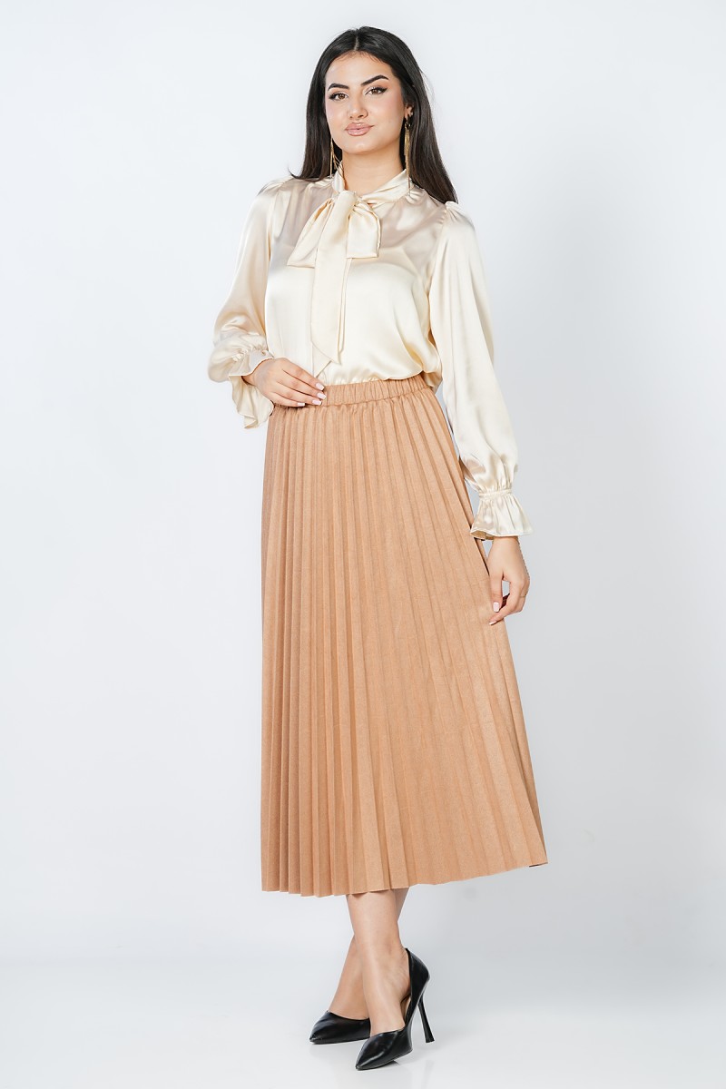 Jupe Midi Plissée