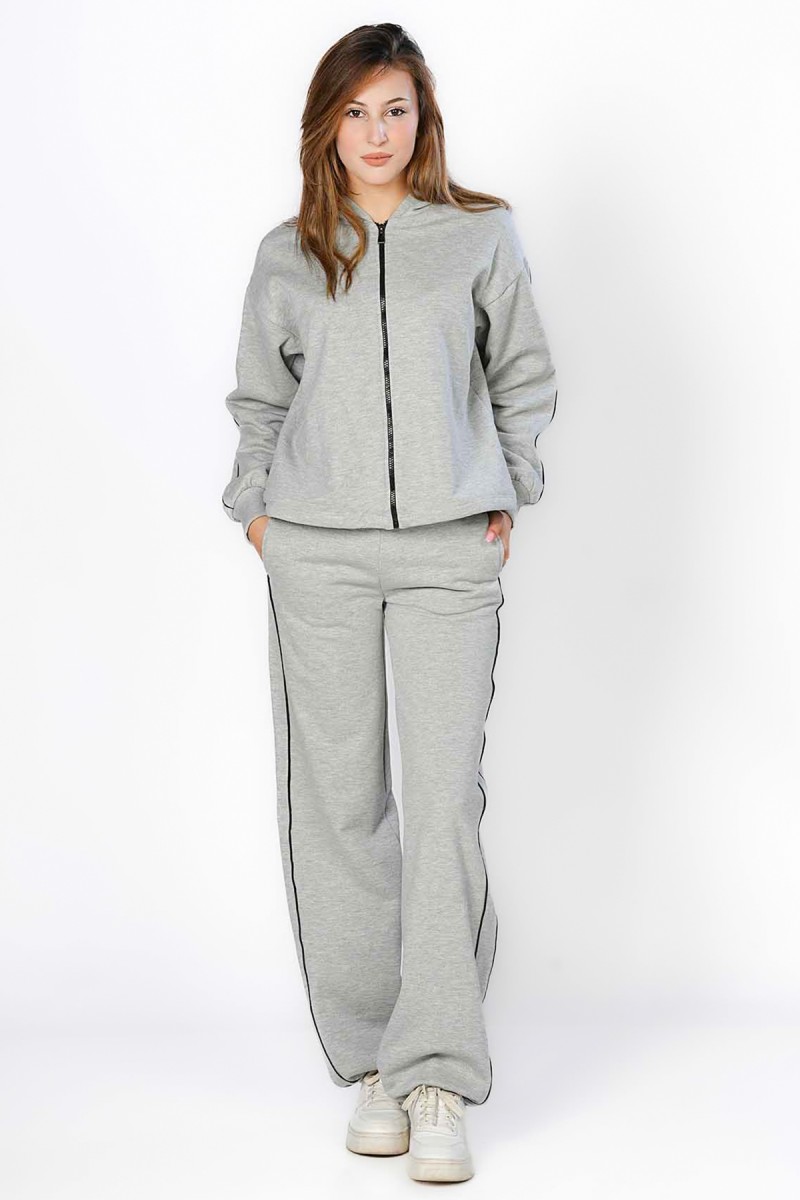 Jogger Large à Bandes Latérales