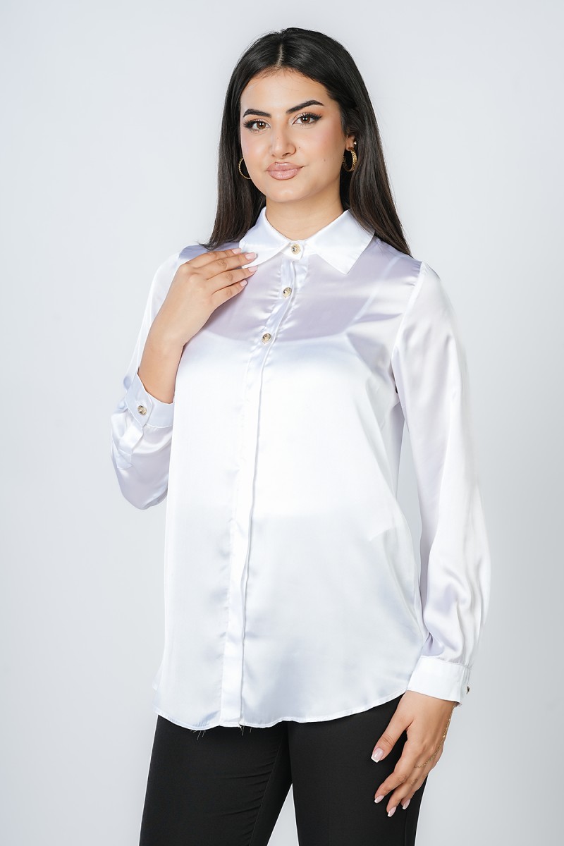 Chemise en Satin Élégante et Confortable