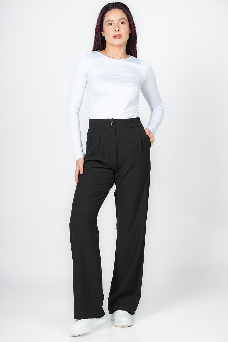 Pantalon Large à Pinces