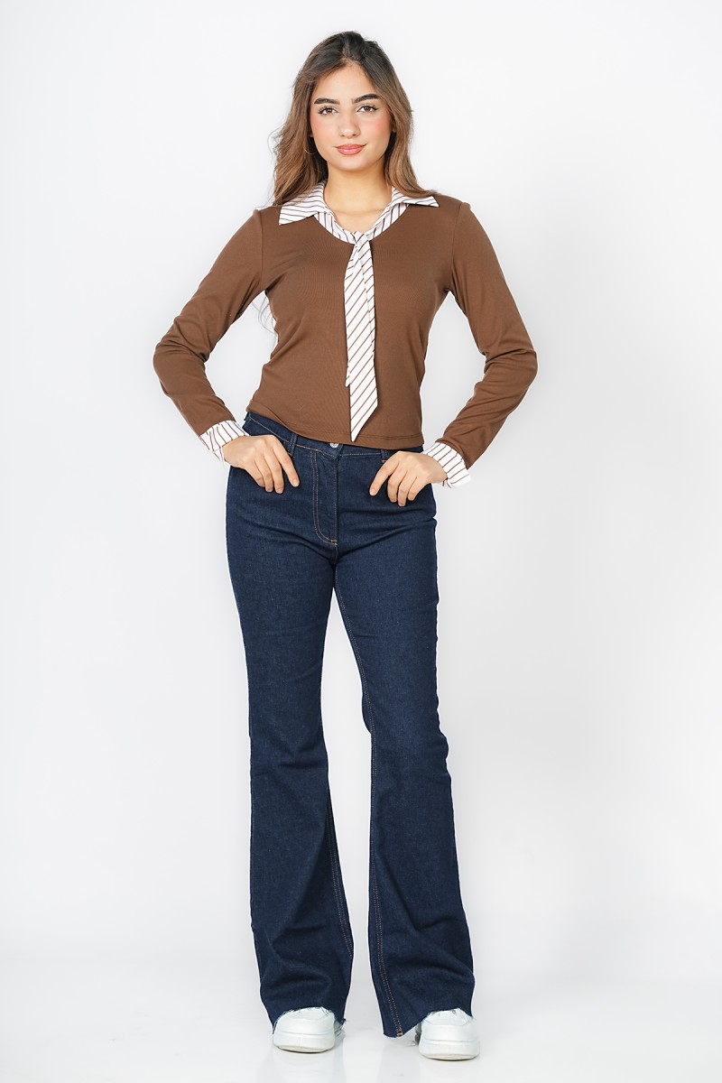 Pull Col Polo Élégant – Trends 2026