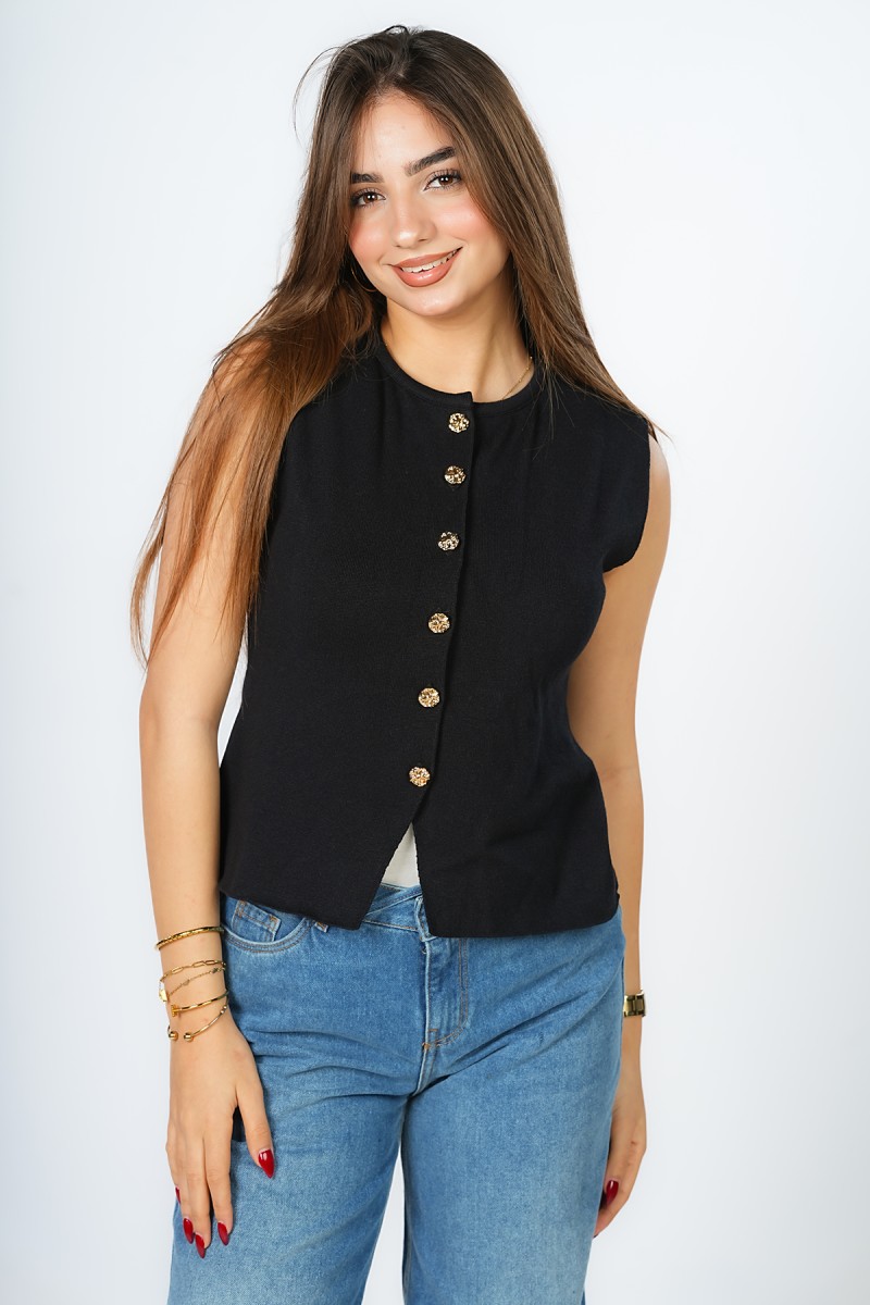 Cardigan Sans Manches