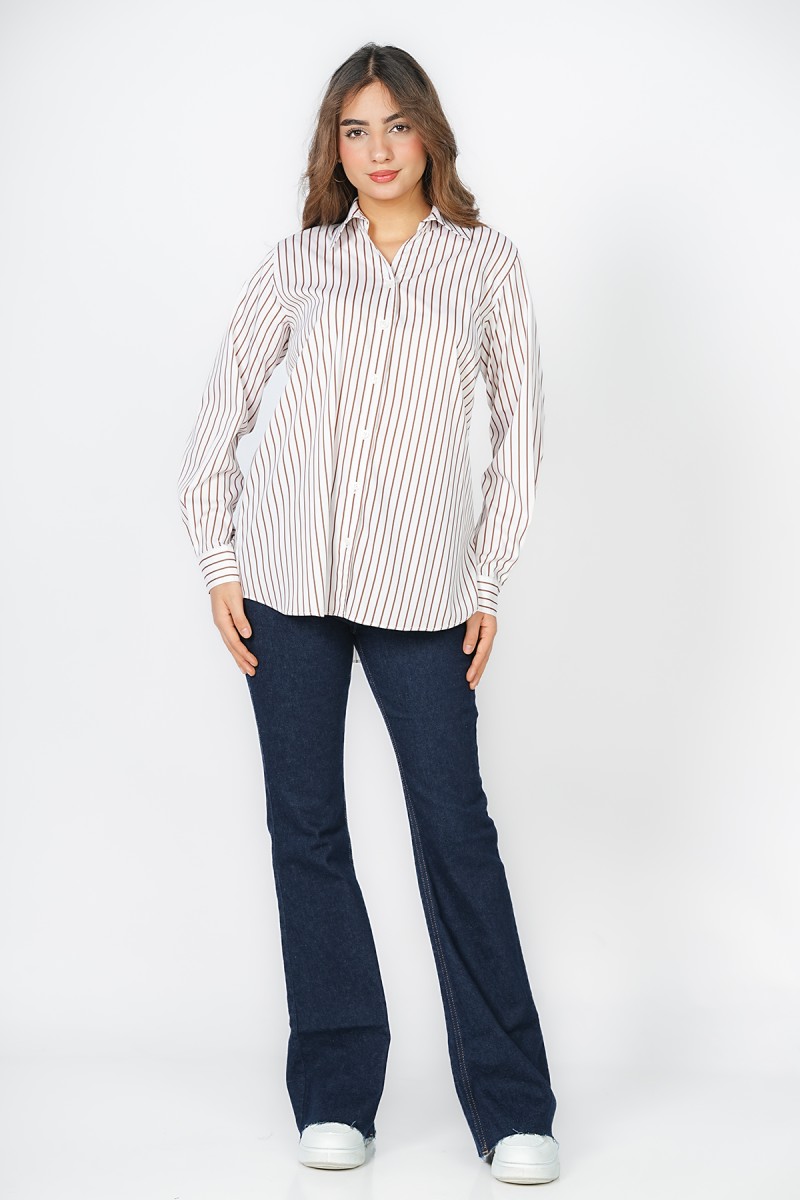 Chemise Basique à Rayures Kastelo