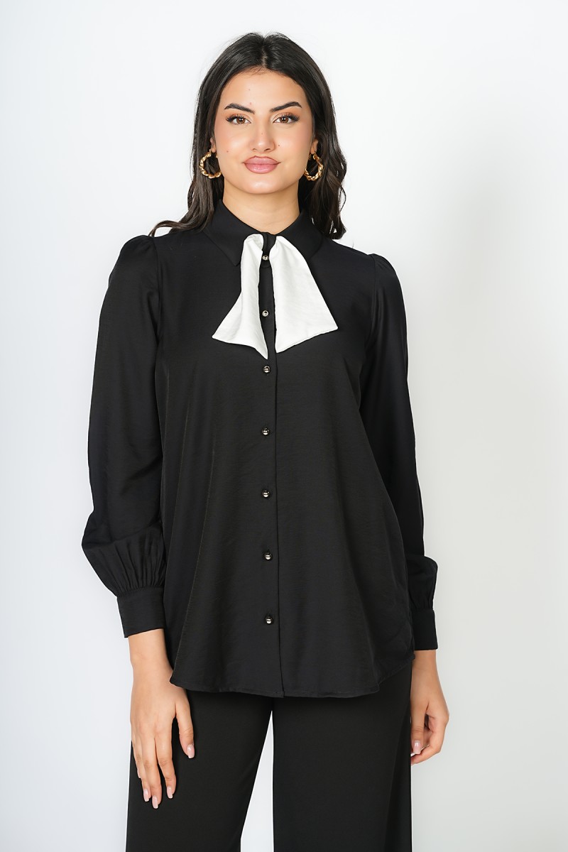 Chemise large à col classique