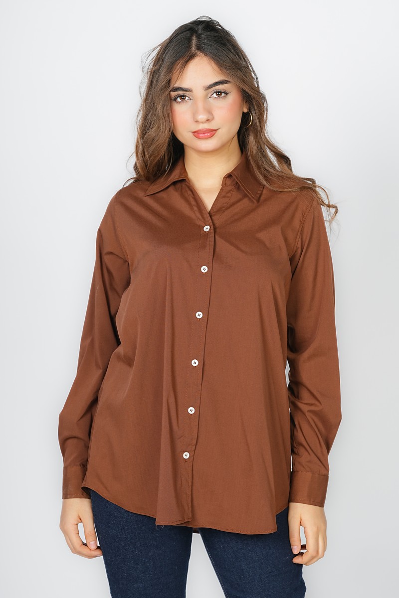 Chemise Oversize Col Classique – Style Moderne