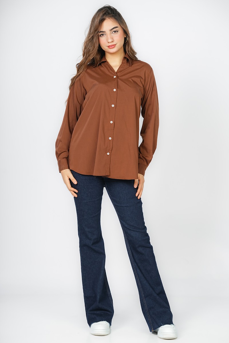 Chemise Oversize en Popeline