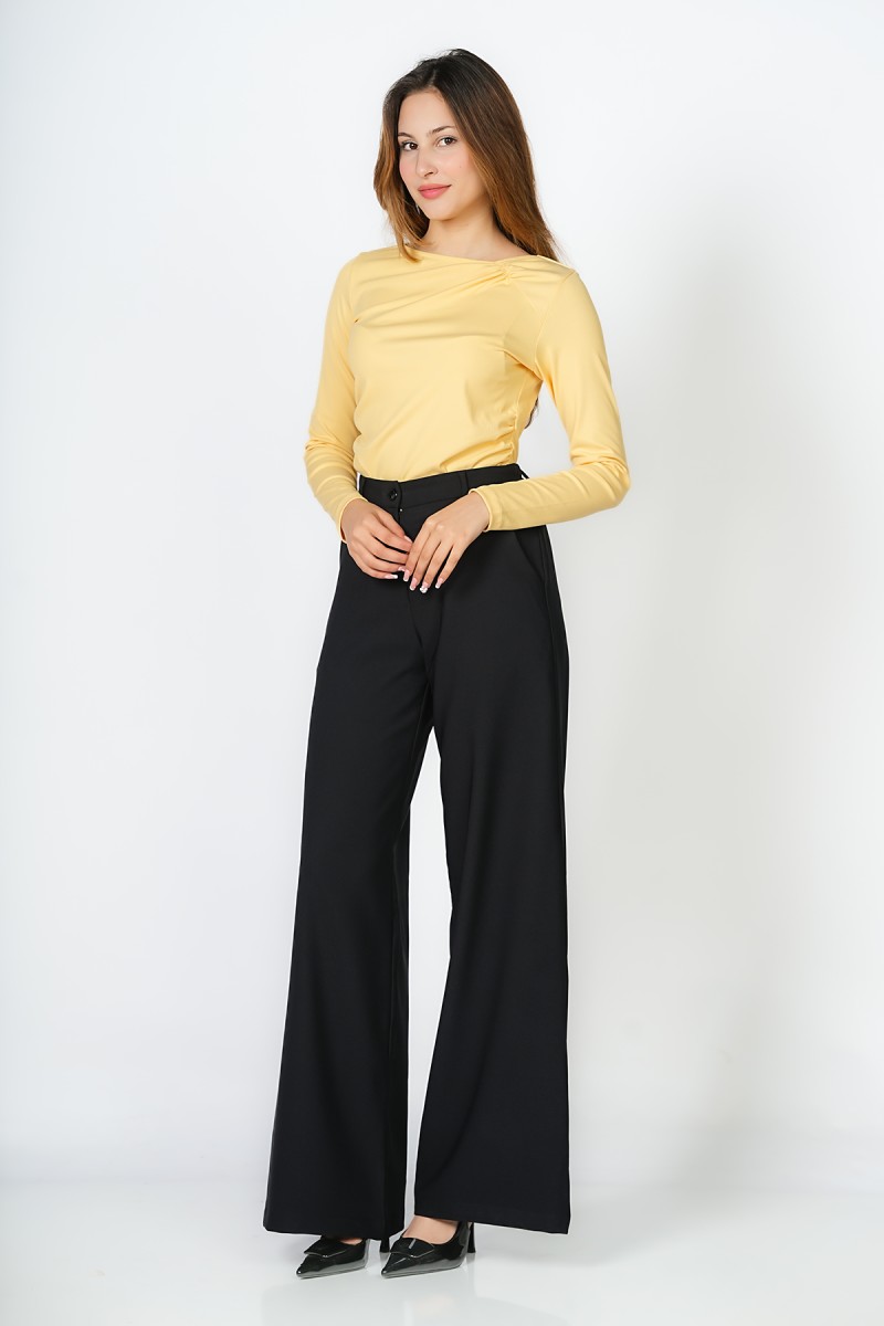 Pantalon Wide Leg Minimaliste