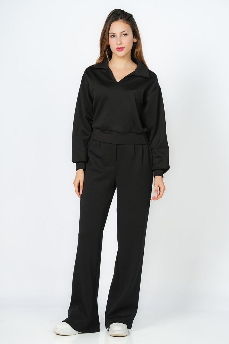 Pantalon confortable à coupe large