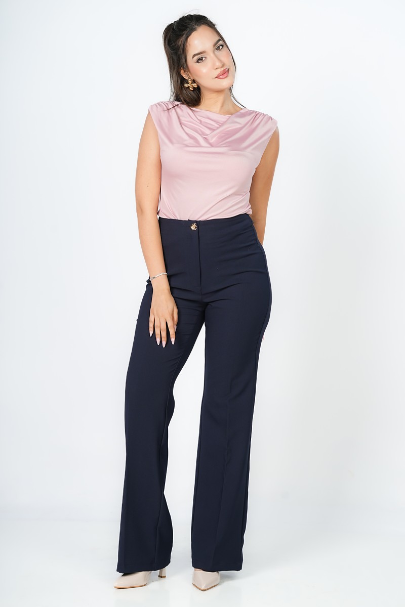Pantalon Flare Taille Haute