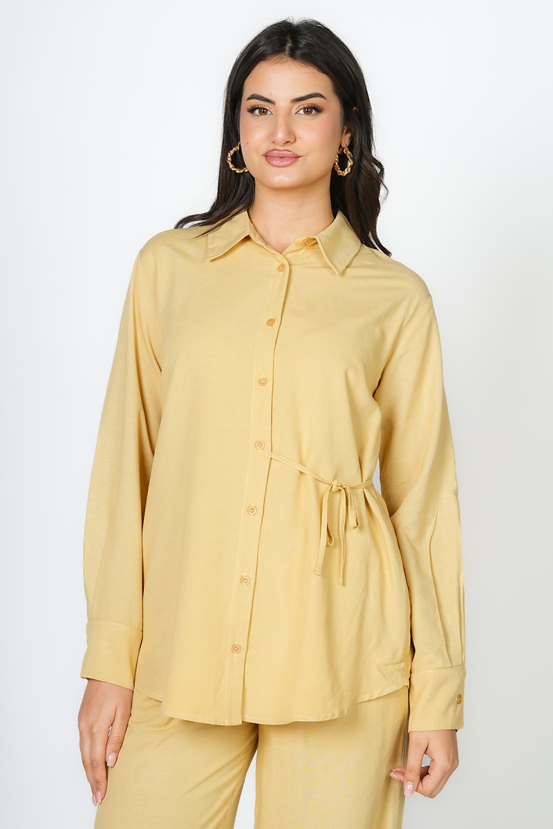 Chemise large à col classique