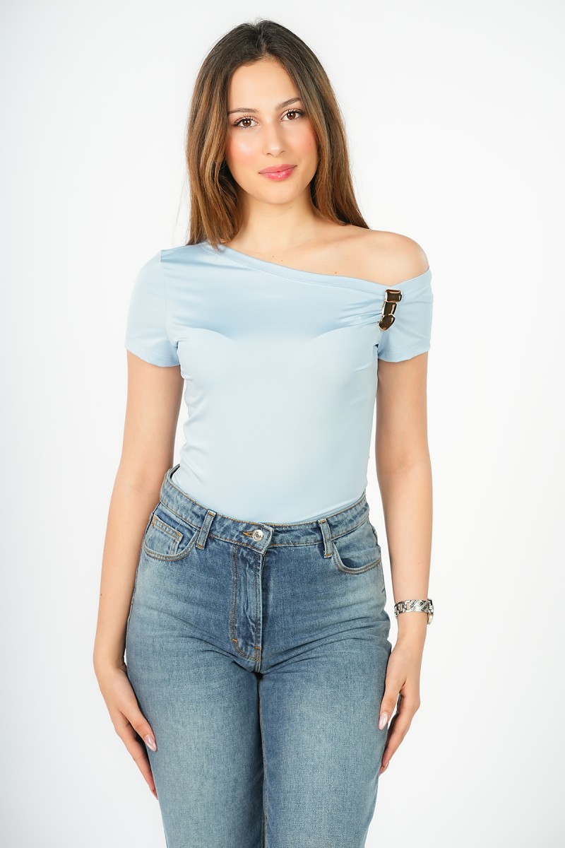 Top Asymétrique à Boucle Dorée