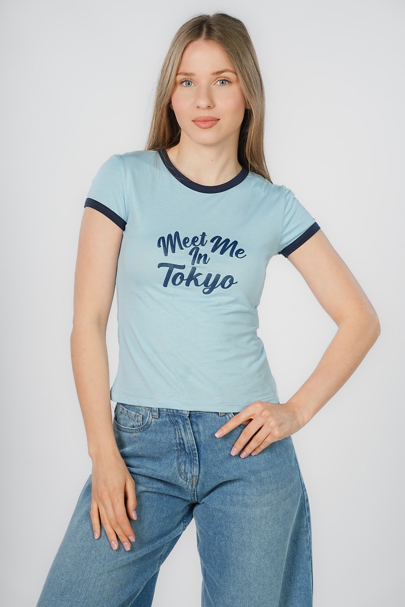 T-shirt Rétro Imprimé