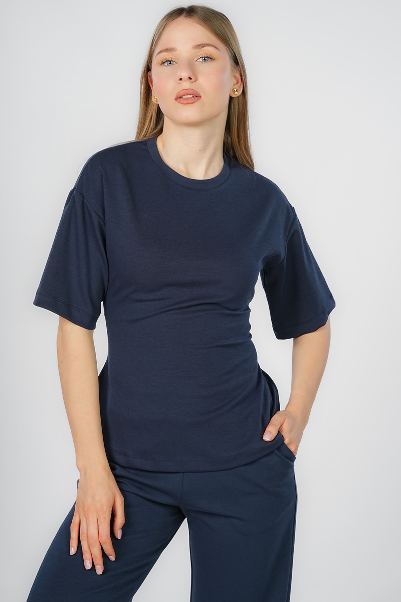 T-shirt en Maille Confort Cintrée