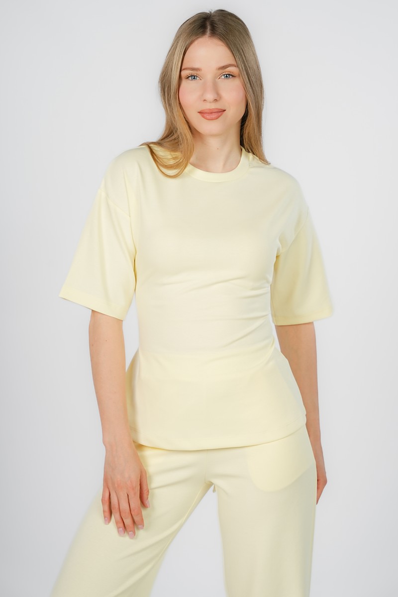 T-shirt en Maille Confort Cintrée
