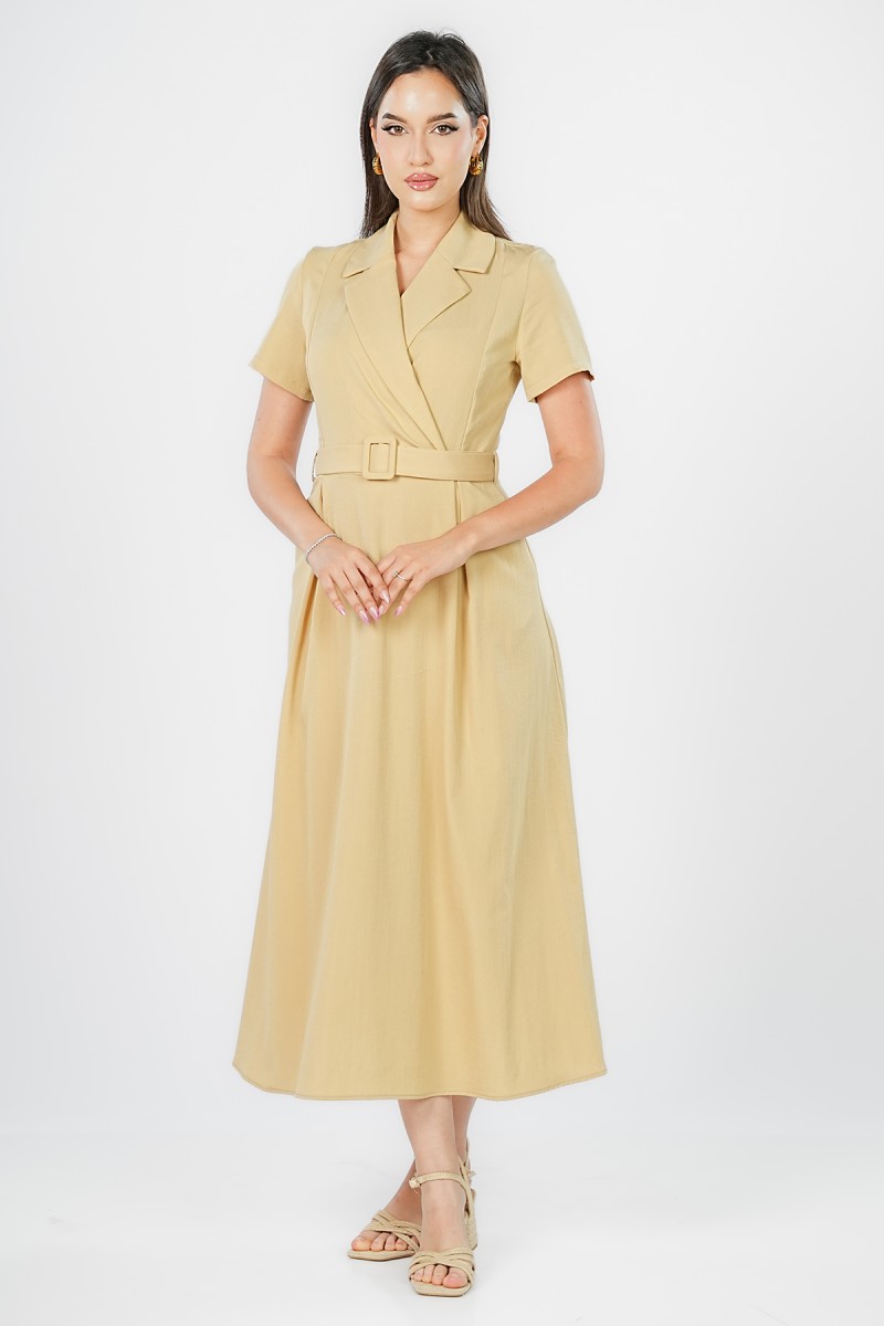 Robe Portefeuille Ceinturée