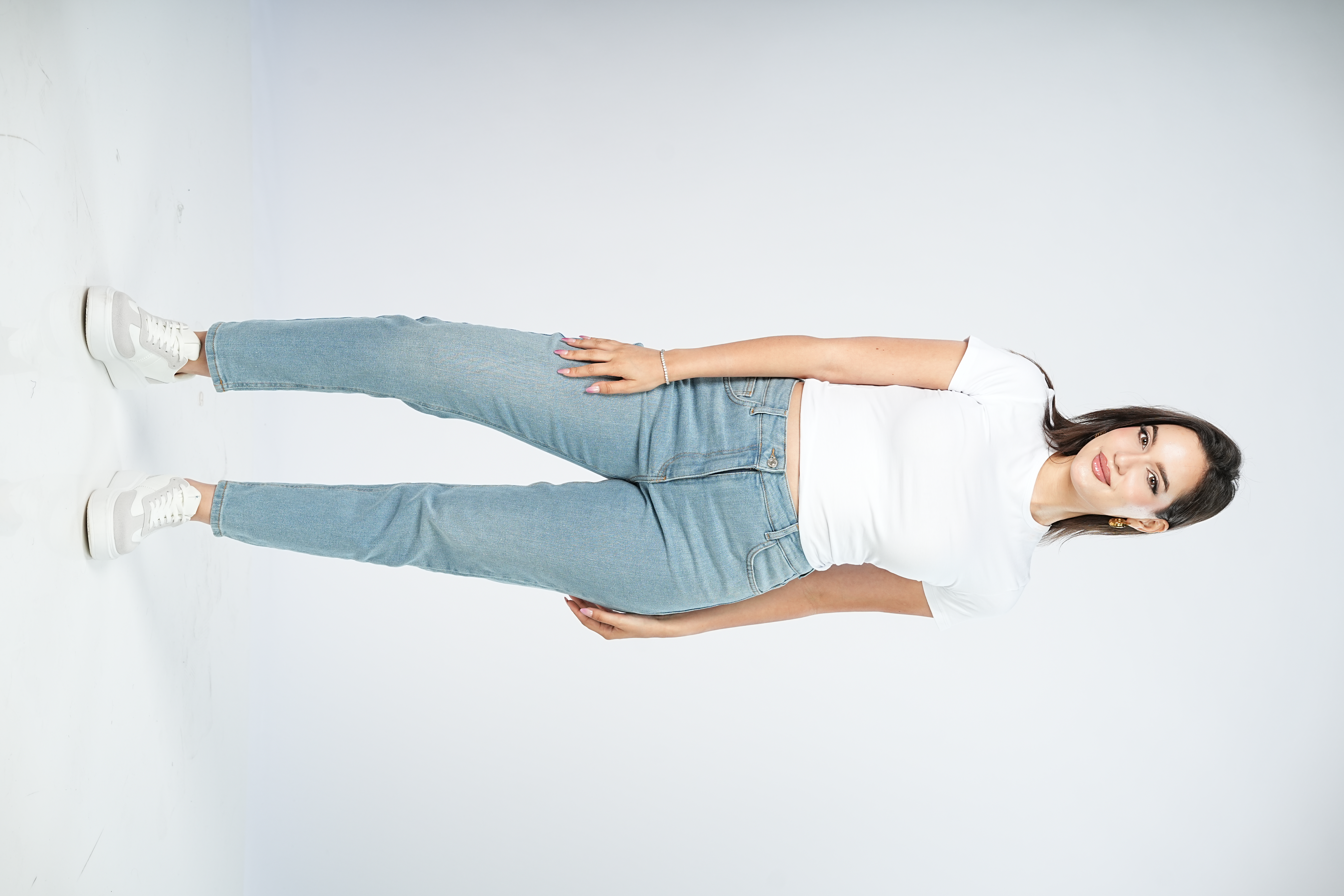 Jean Mom Fit Taille Haute