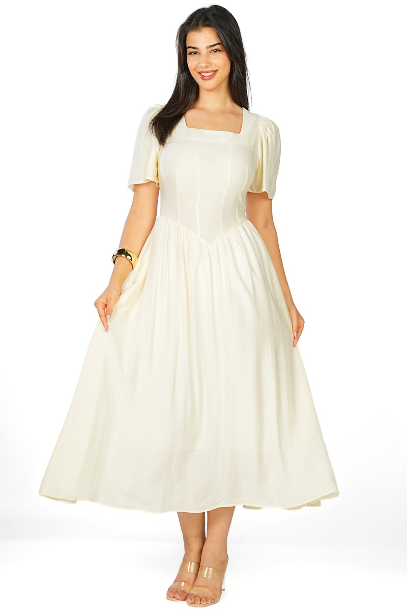 Robe à Corset En Viscose