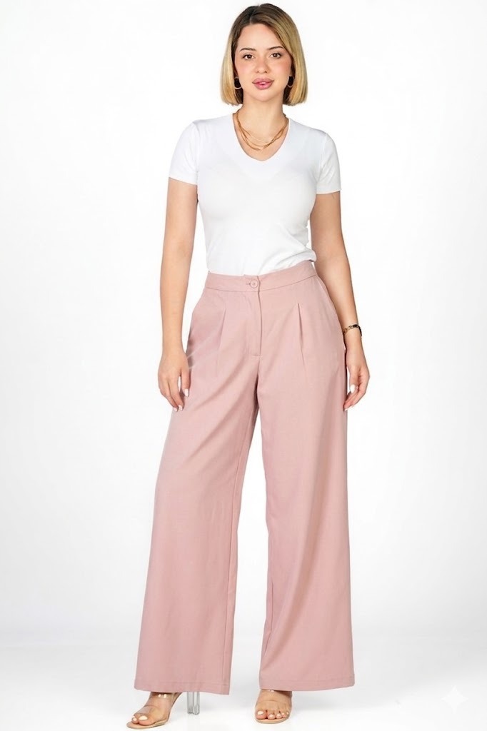 Pantalon Large Fluide