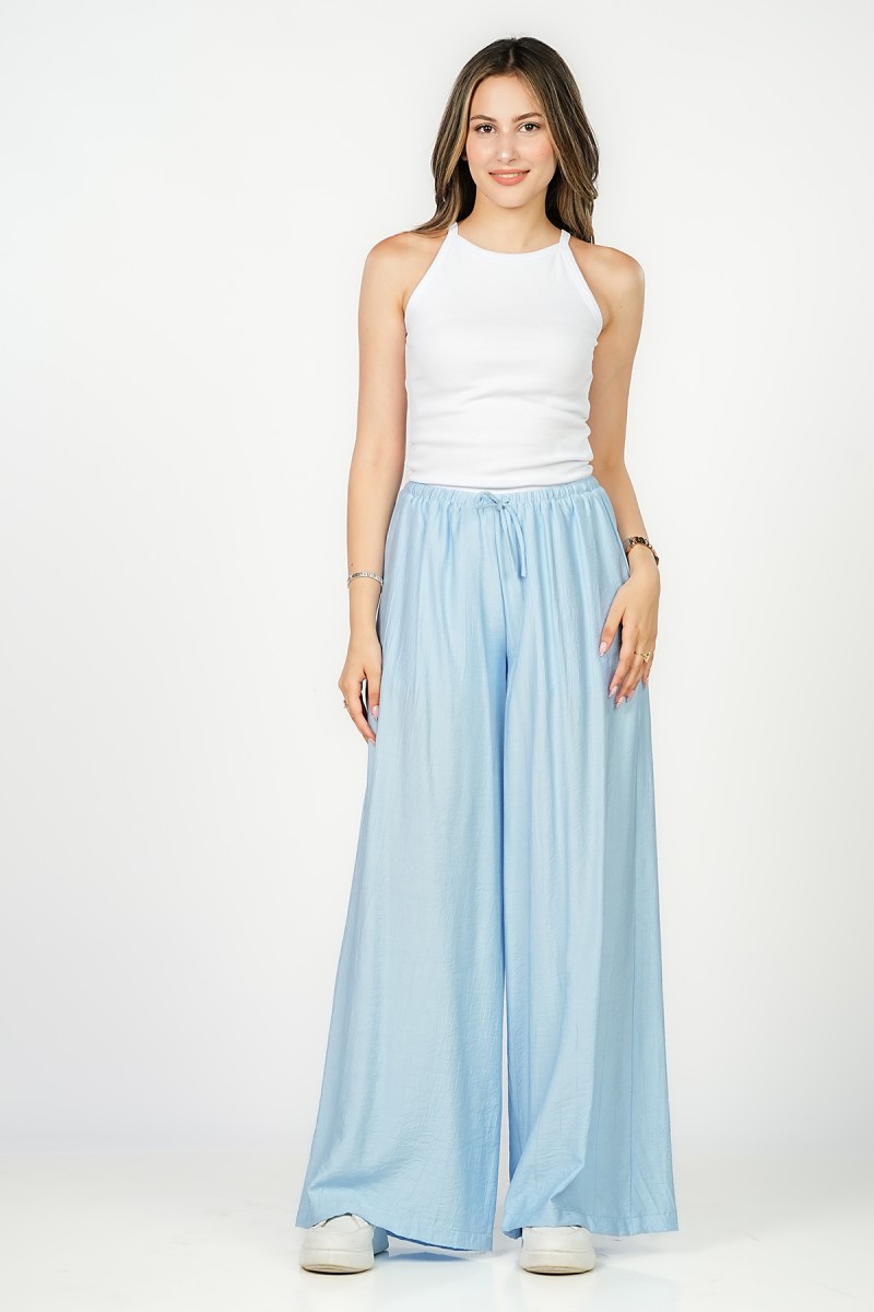 Pantalon Palazzo Taille Mi-haute