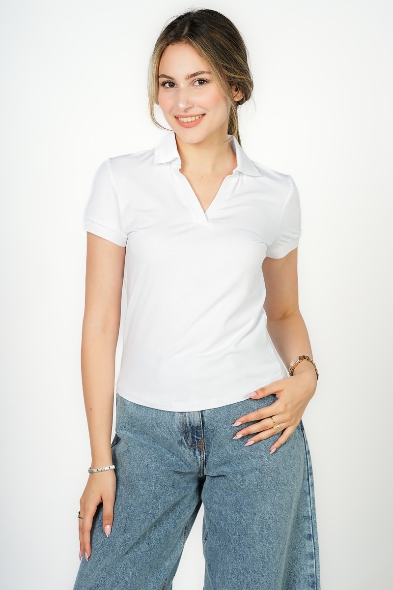 T-shirt à Col Polo