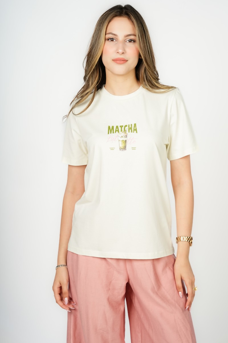 T-shirt Imprimé « Matcha»