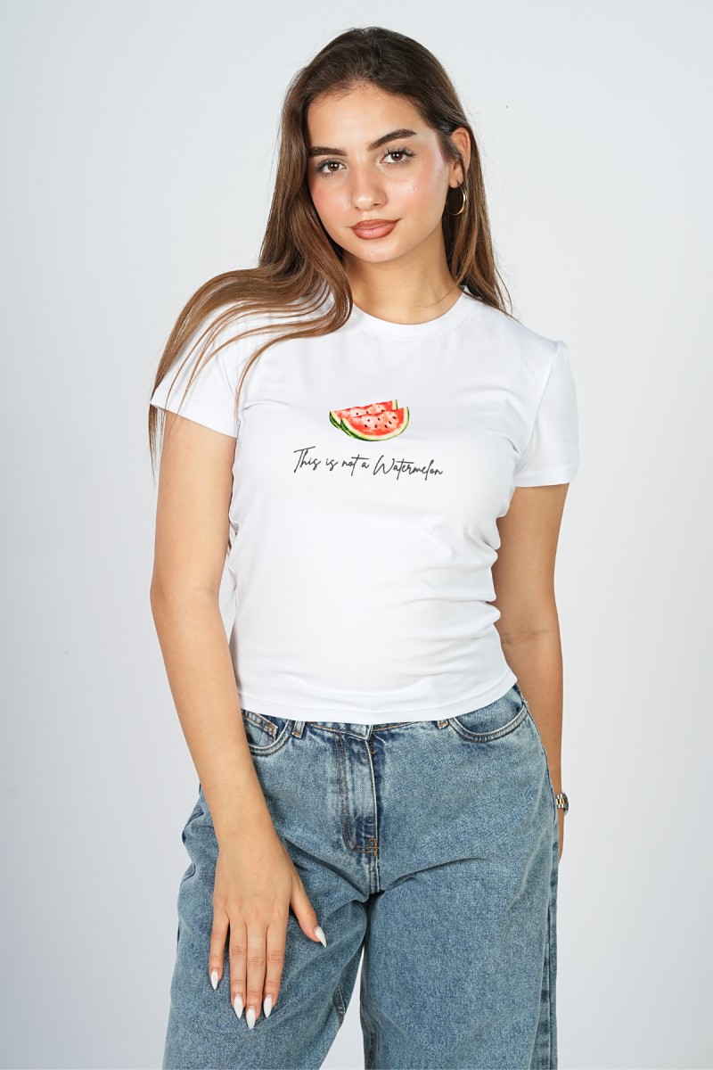 T-shirt Imprimé Pastèque