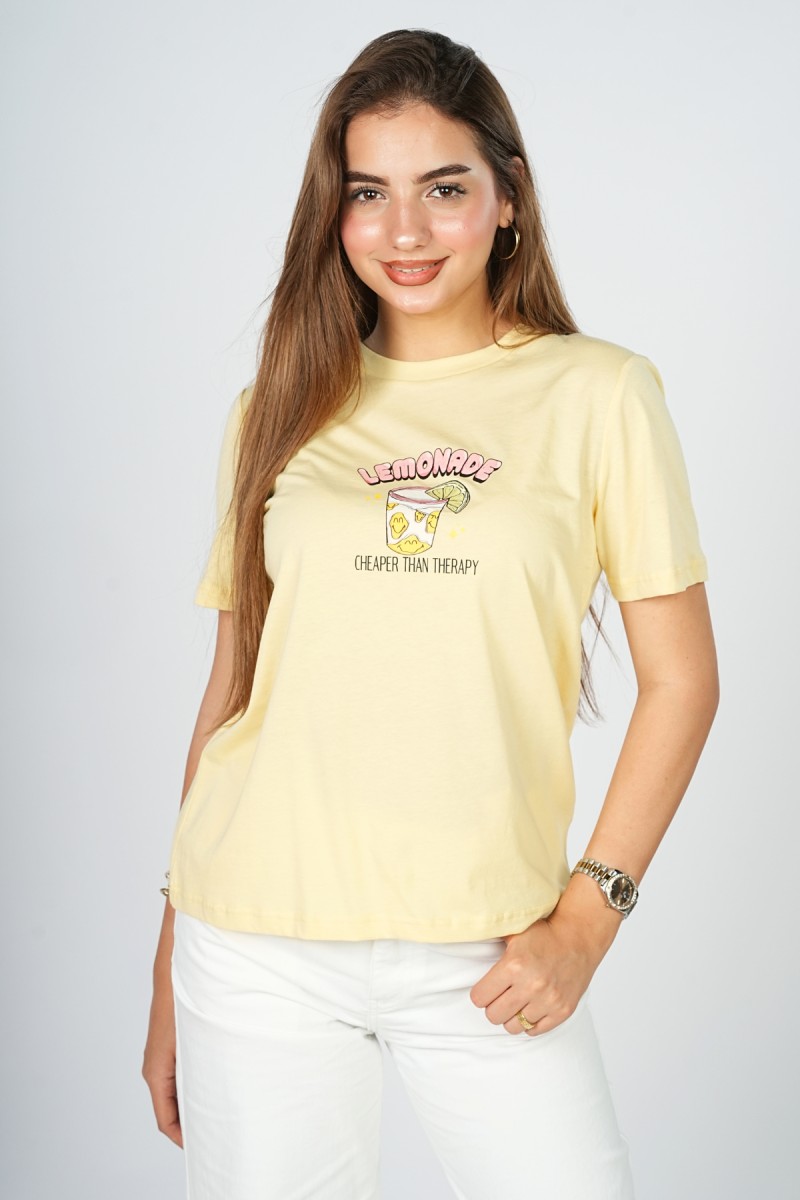 T-shirt Imprimé "Lemonade "